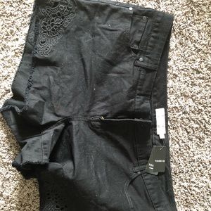 Torrid Black Denim Shorts